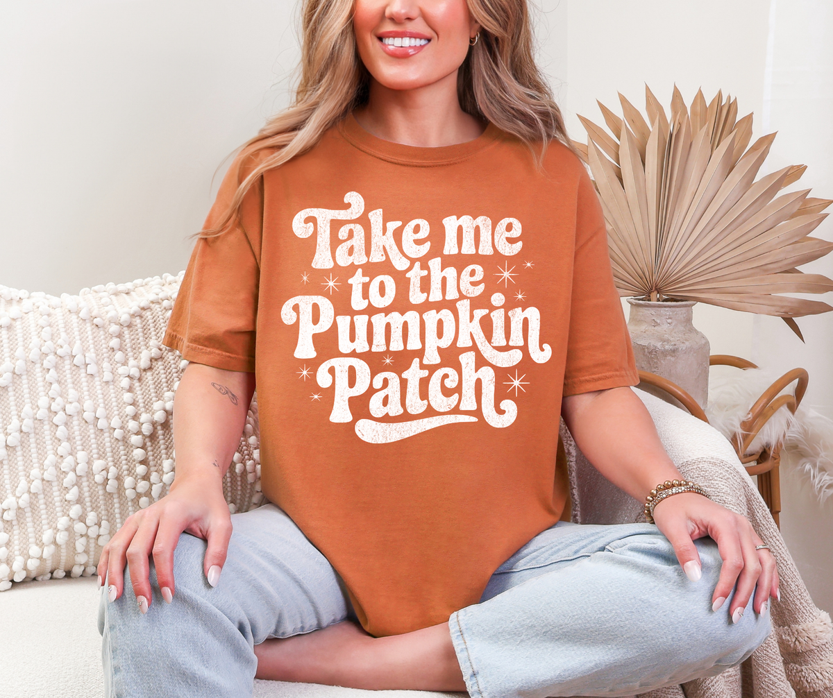 Take Me to the Pumpkin Patch- Comfort Colors Tee