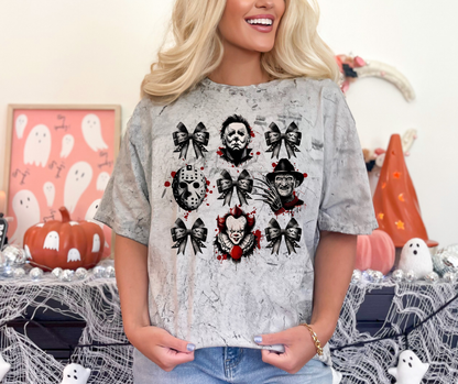 Spooky Black Coquette- Comfort Colors Tee