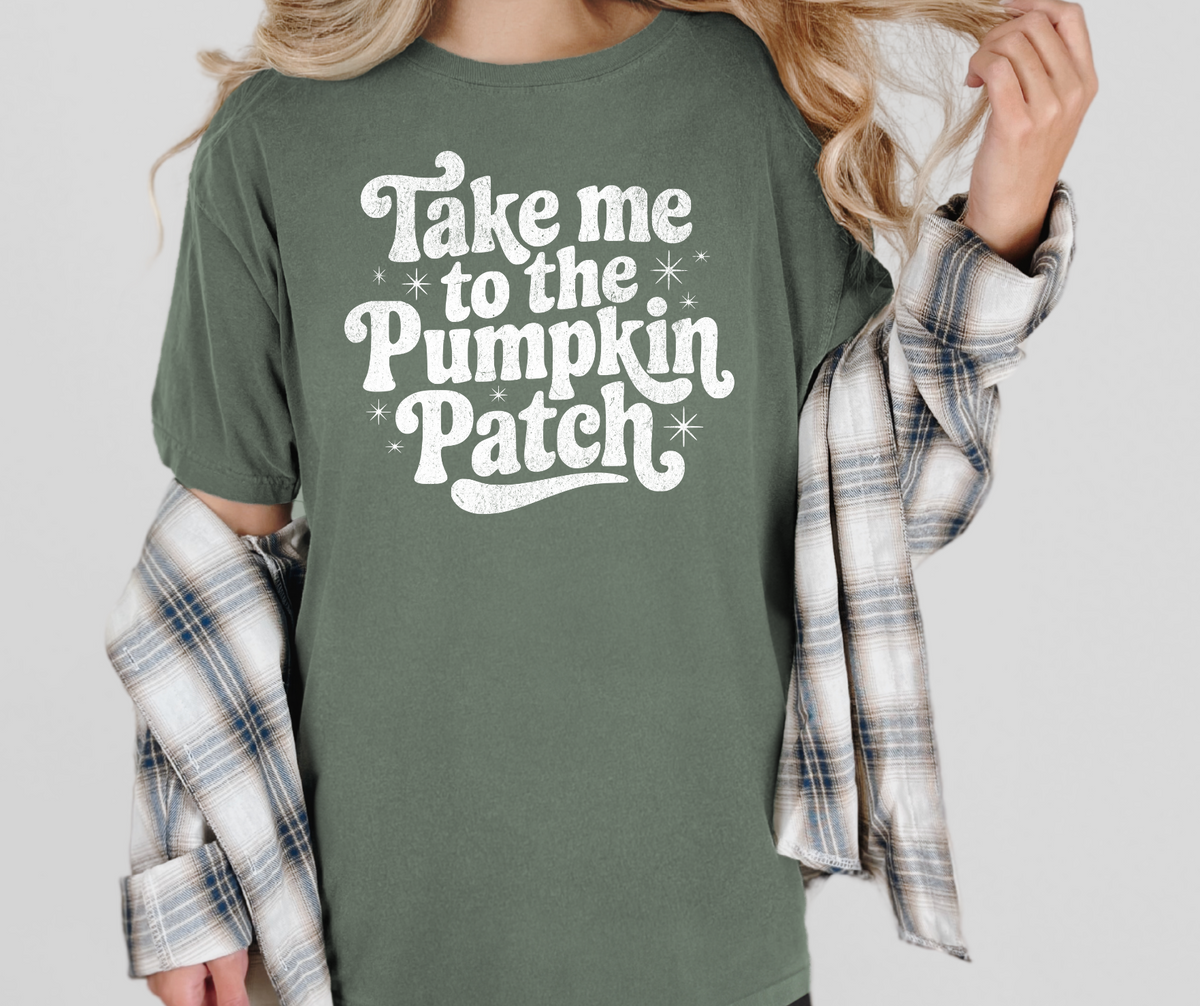 Take Me to the Pumpkin Patch- Comfort Colors Tee