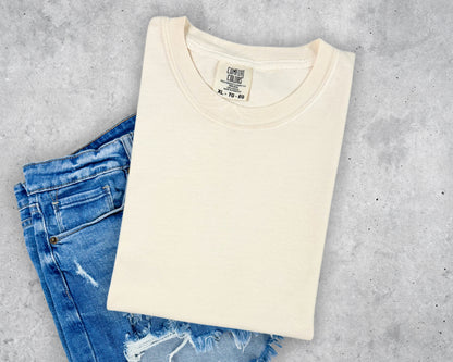 Green & Purple coquette- Comfort Colors Tee