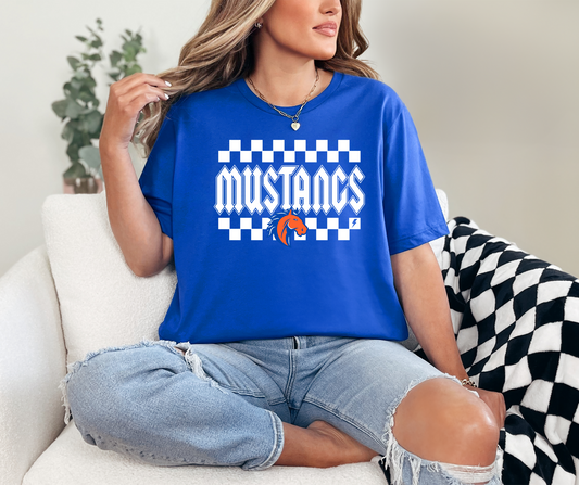 Checkered Mustangs- YOUTH
