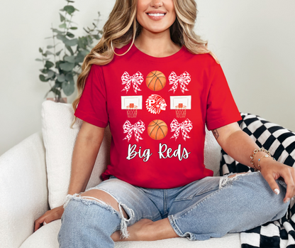 Big Reds Basketball & Bows