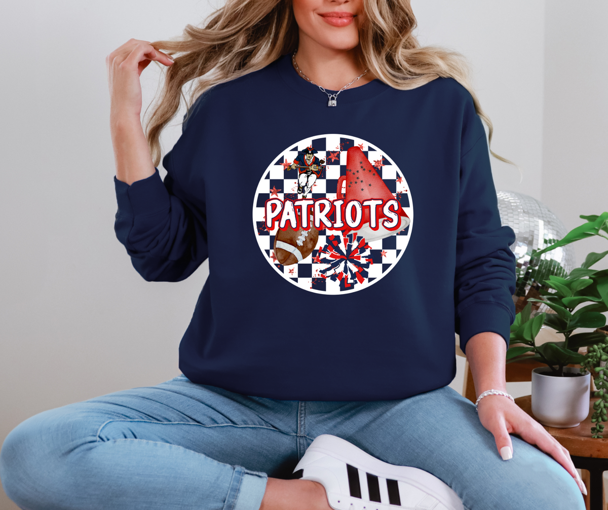 Patriots Checkered Circle